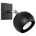 Lampada da parete OCULARE nero