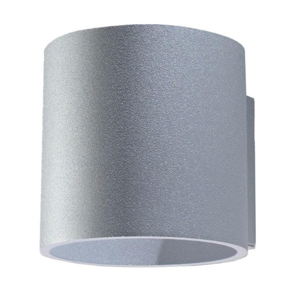 [SL.0049] ORBIS 1 Wandleuchte grau