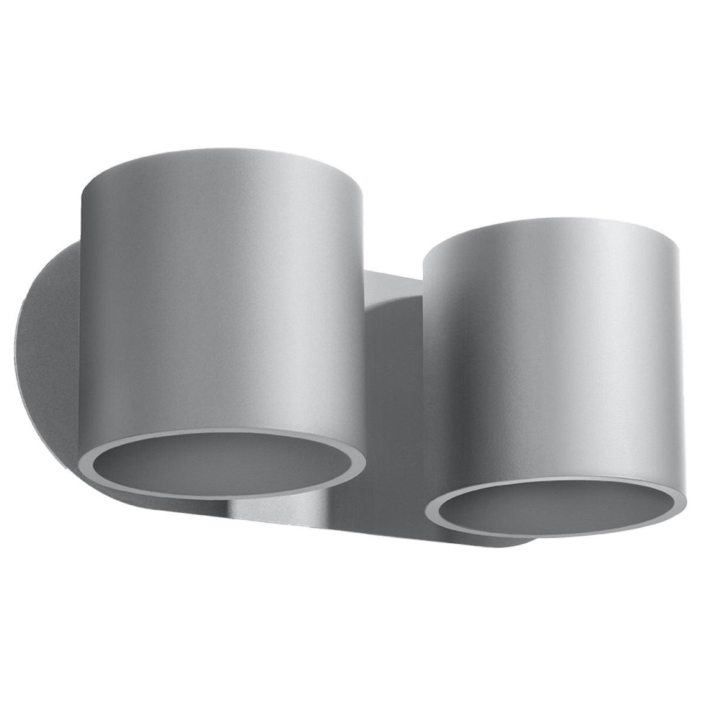 [SL.0661] ORBIS 2 wall lamp grey