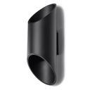 Schwarze Wandleuchte PENNE 30