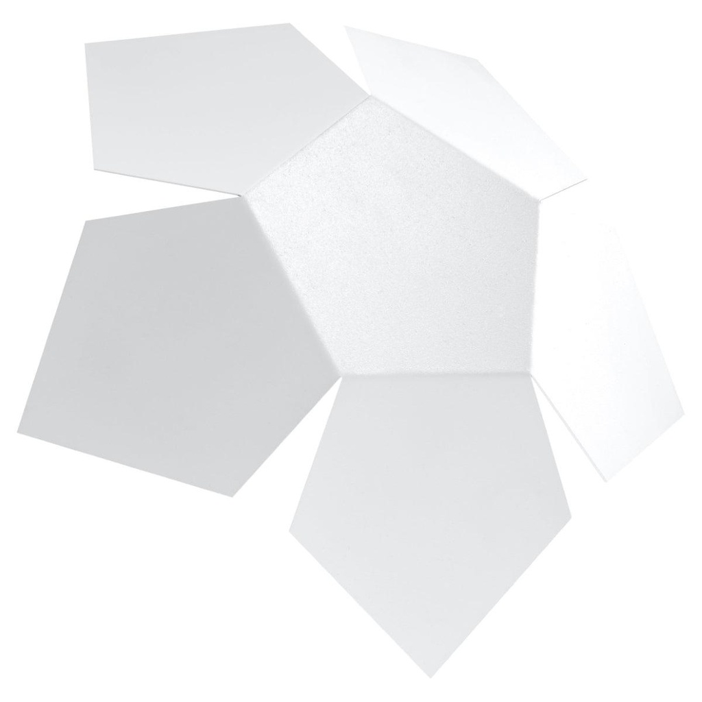 Lampada da parete PENTA bianco