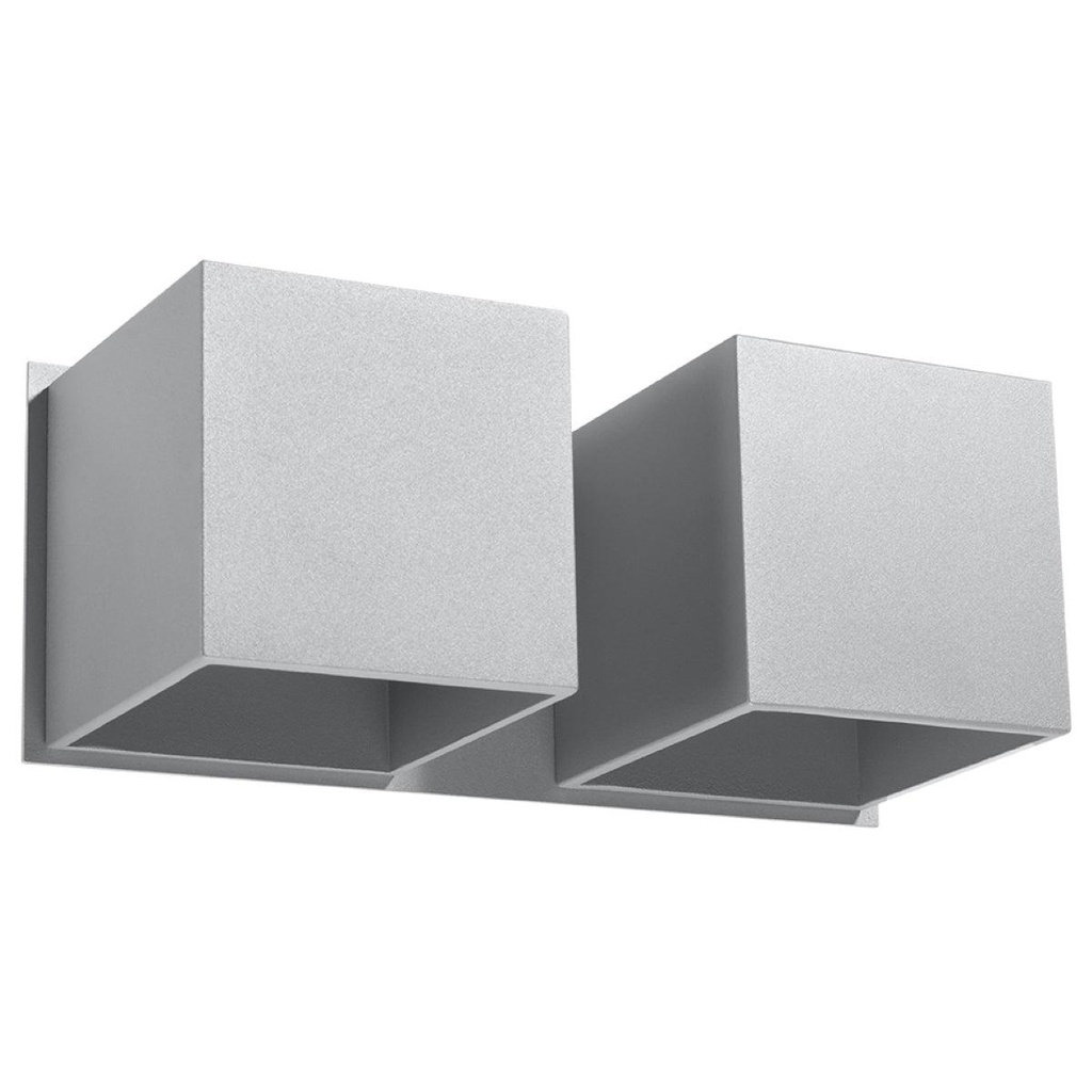 [SL.0658] QUAD 2 Wandleuchte, grau
