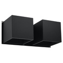 QUAD 2 wall lamp black