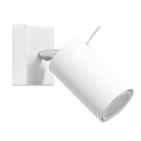 Lampada da parete RING bianco