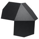 Schwarze TRE-Wandleuchte