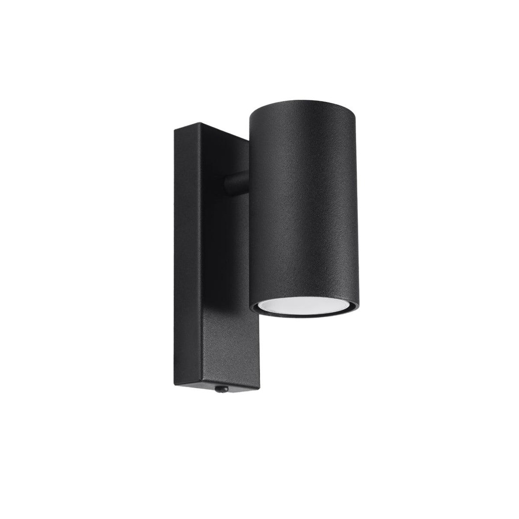[SL.1077] UTTI schwarze Wandleuchte