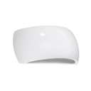 PONTIUS gloss white painted wall lamp