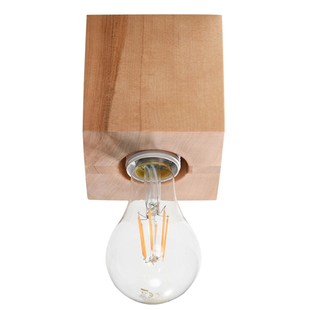 Lampada da soffitto ARIZ in legno naturale