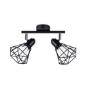 Lampada da soffitto ARTEMIS 2 nero