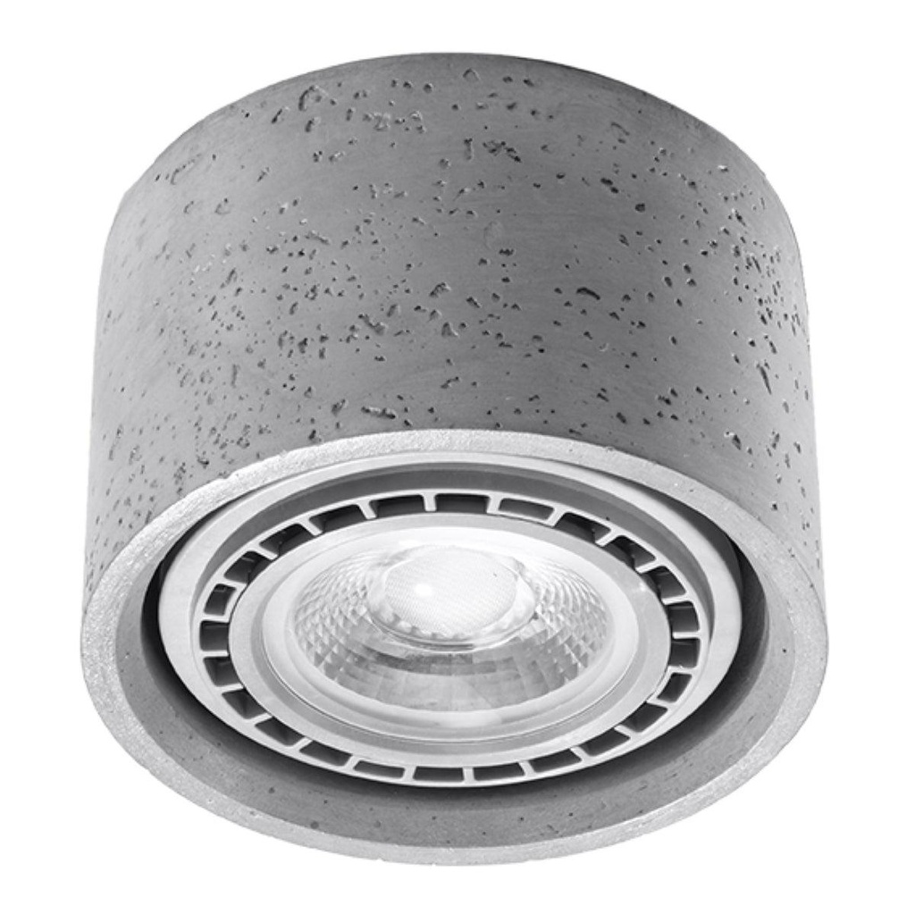 Lampada da soffitto BASIC 1 in cemento