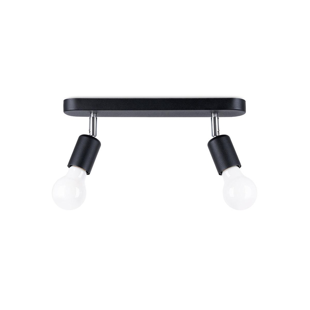Lampada da soffitto FORNES 2 nero