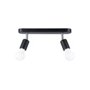 Lampada da soffitto FORNES 2 nero