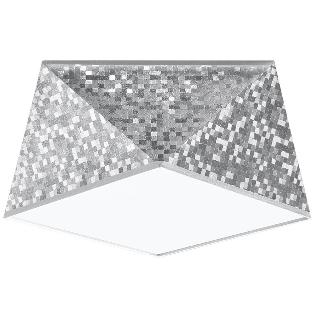 [SL.0688] Lampada da soffitto HEXA 25 argento