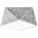 Lampada da soffitto HEXA 25 argento