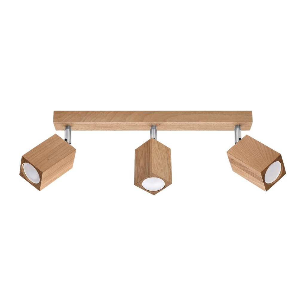 [SL.1037] KEKE 3 oak ceiling light