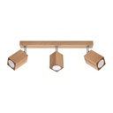 Lampada da soffitto KEKE 3 rovere