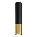 LOOPEZ Deckenleuchte schwarz/gold