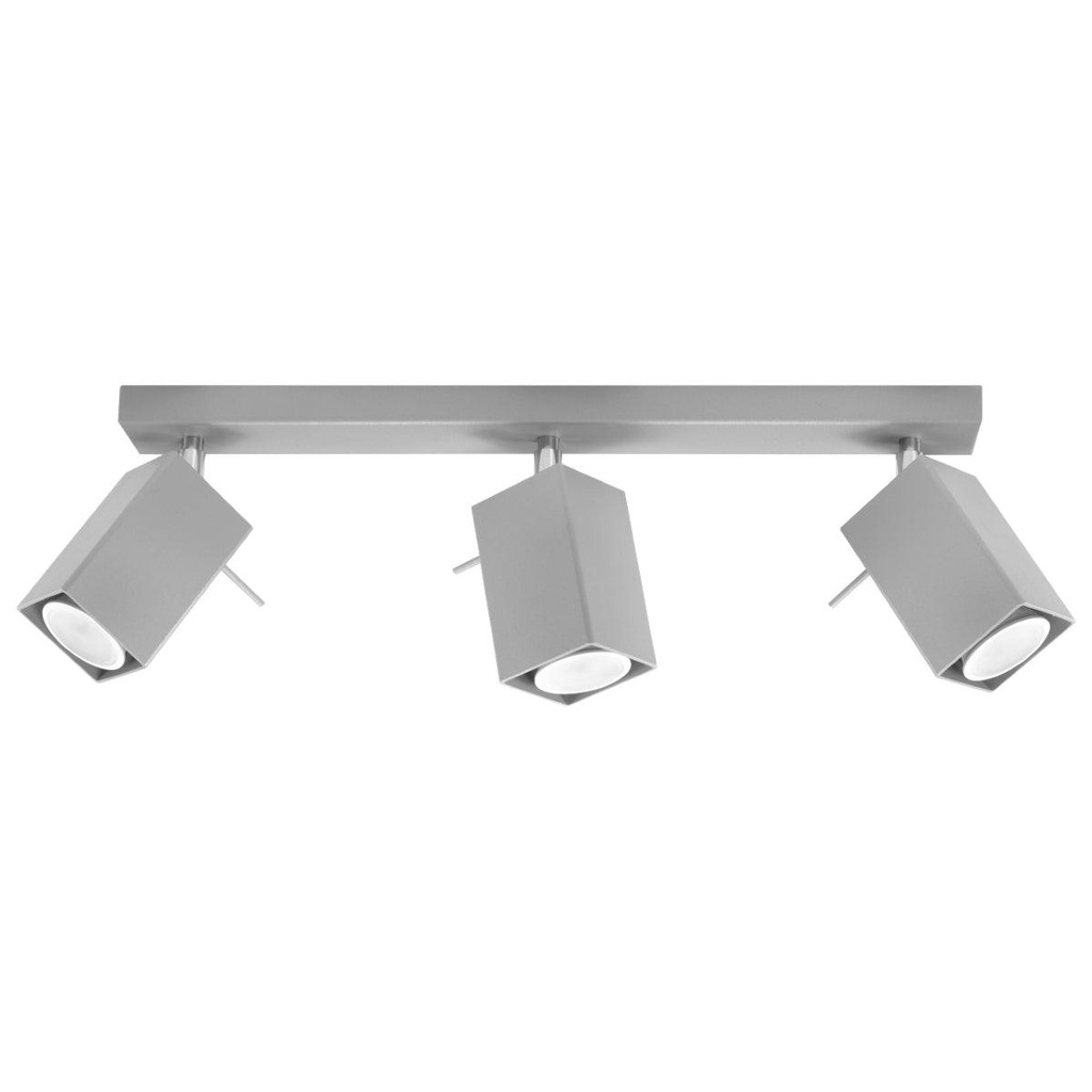 [SL.0457] MERIDA 3 Deckenleuchte, grau