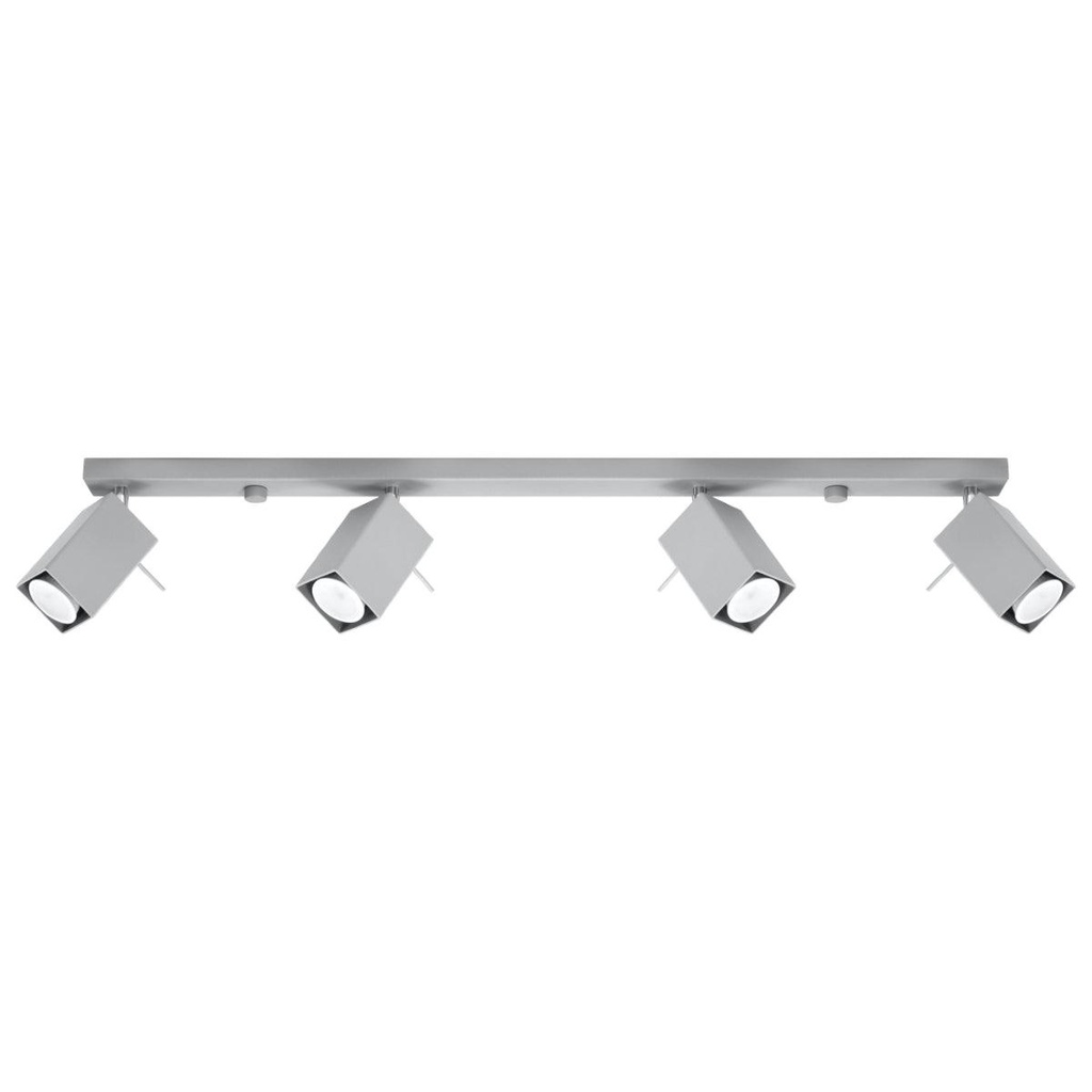 Lampada da soffitto MERIDA 4L grigio