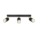 NERO 3 ceiling light black/gold