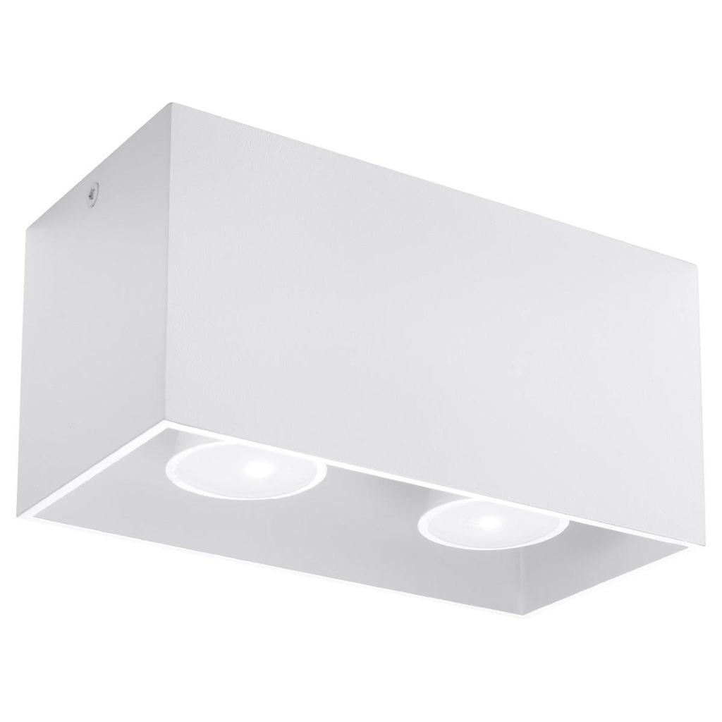 [SL.0380] QUAD weiße Deckenleuchte