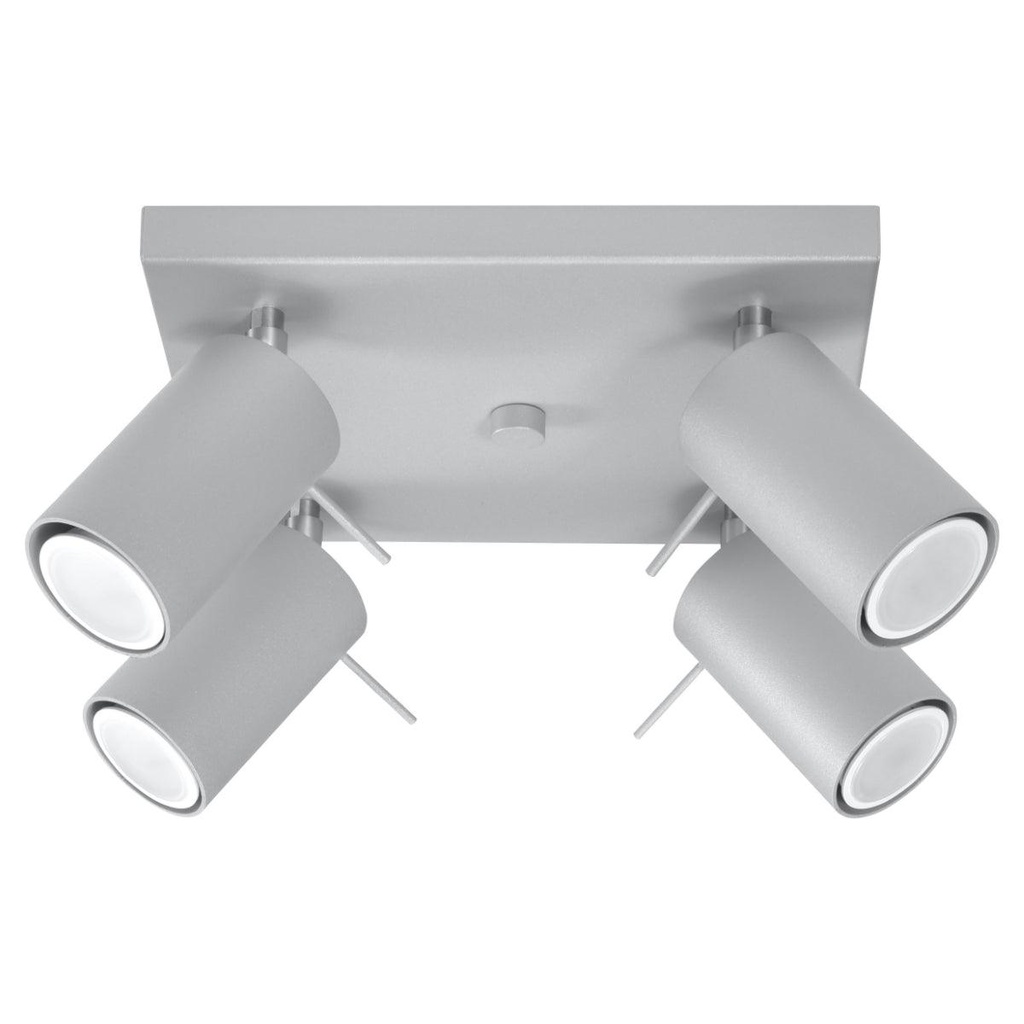 RING 4 ceiling light grey