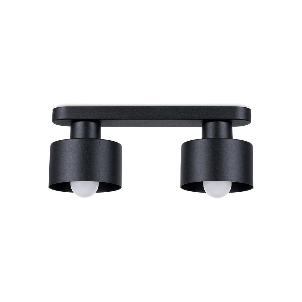[SL.1130] Plafonnier SAVAR 2 noir