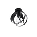 Lampada da soffitto nera TULOS