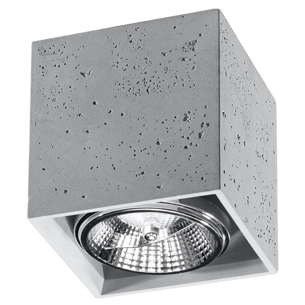 Lampada da soffitto VALDE in cemento