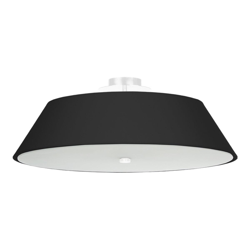 [SL.0768] VEGA 60 schwarze Deckenleuchte