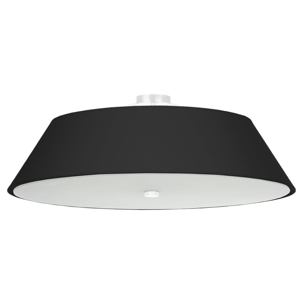 [SL.0822] VEGA 70 schwarze Deckenleuchte