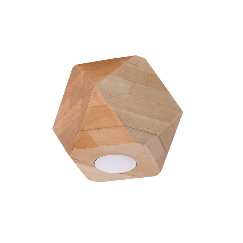 [SL.1009] Plafonnier WOODY 1 en bois naturel
