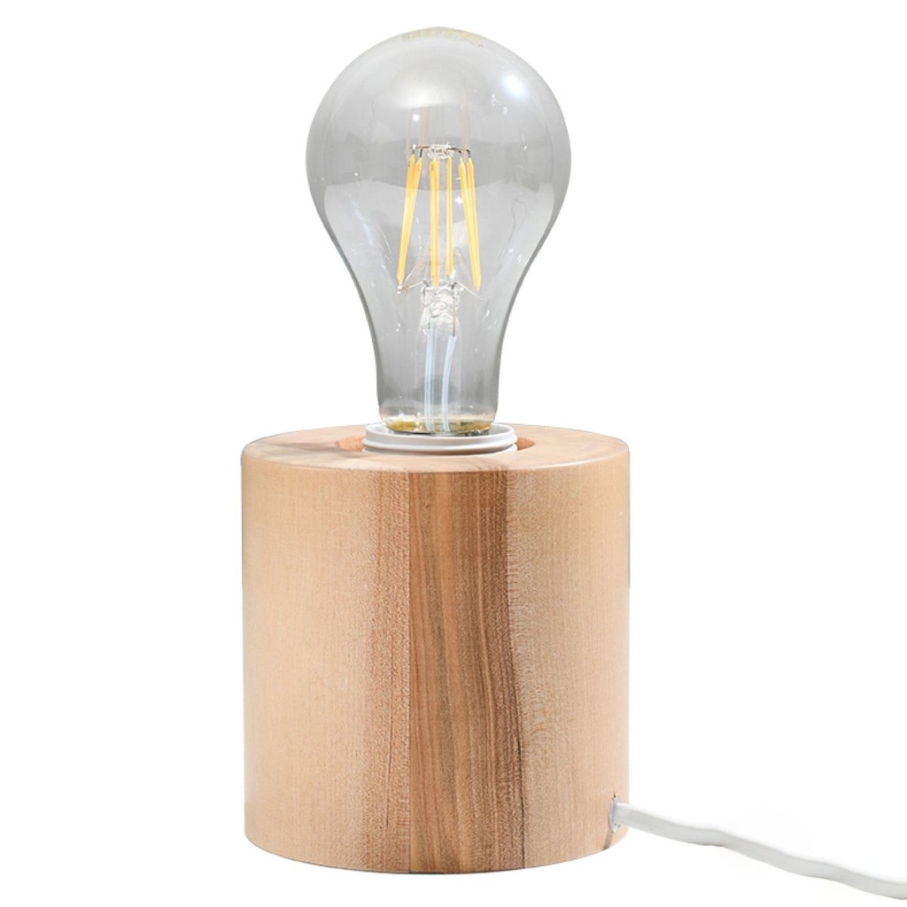 Lampada da tavolo in legno SALGADO