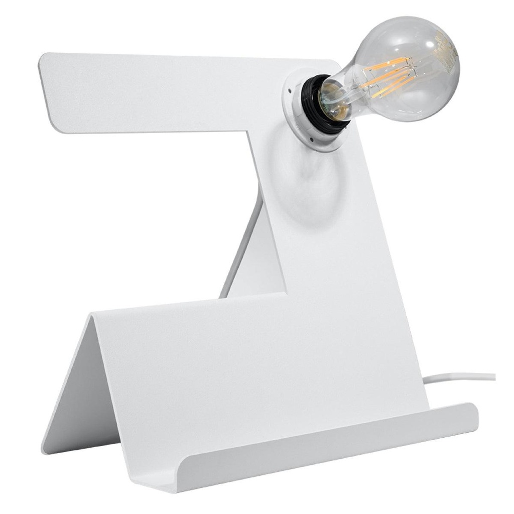 [SL.0668] INCLINE weiße Tischleuchte