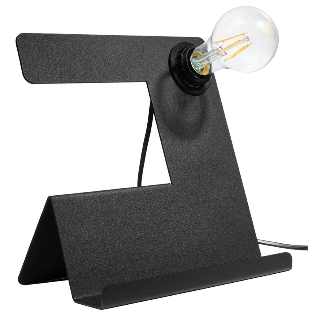 [SL.0669] Lampe de table noire INCLINE