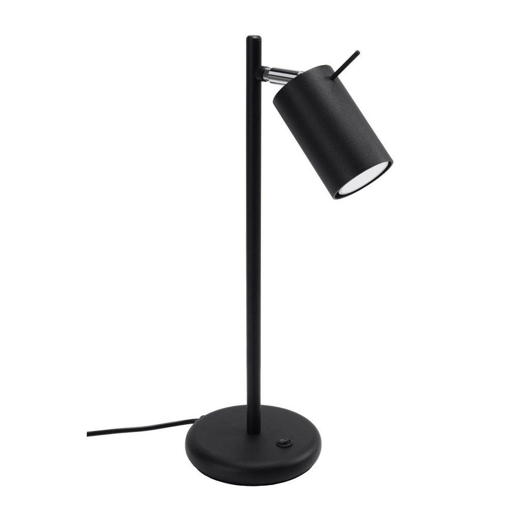 [SL.1091] RING schwarze Tischlampe