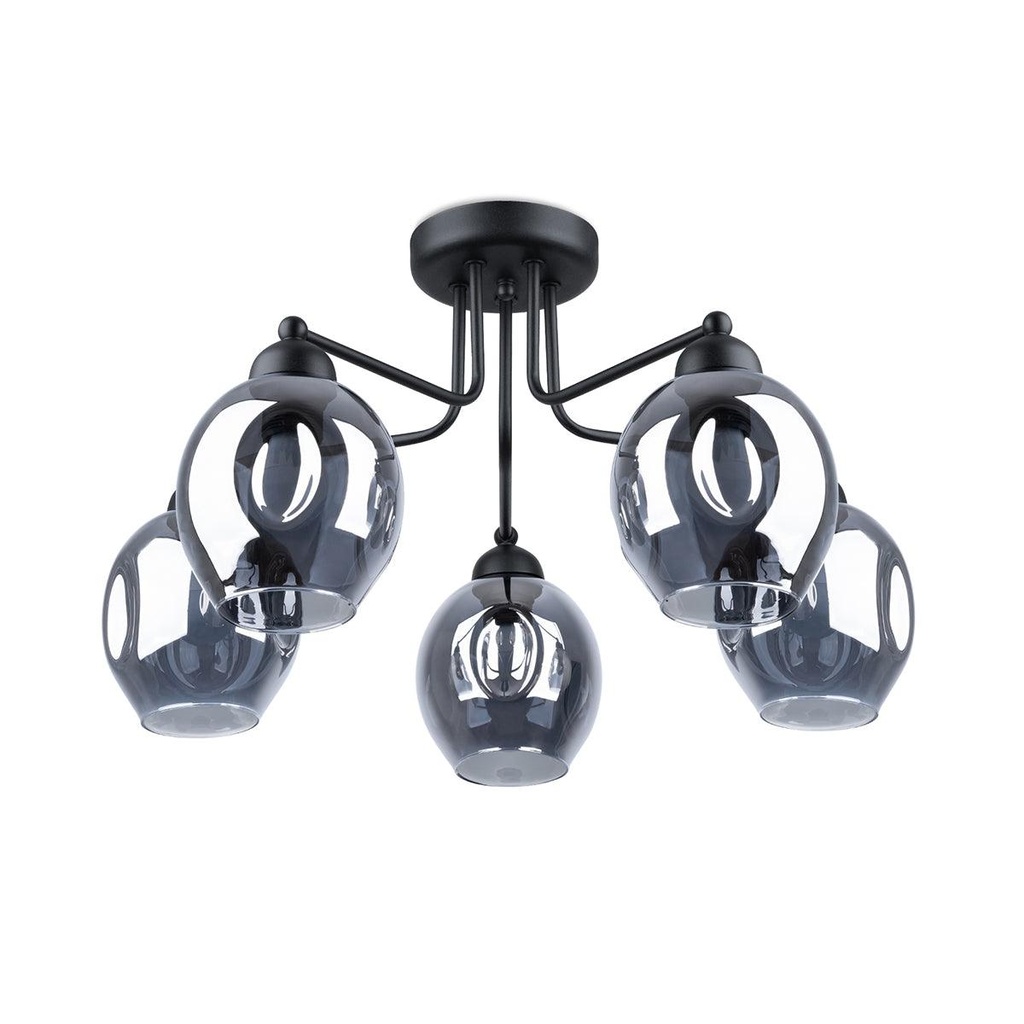 [SL.1145] FILLAN 5 black chandelier