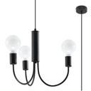PICCOLO 3 black chandelier