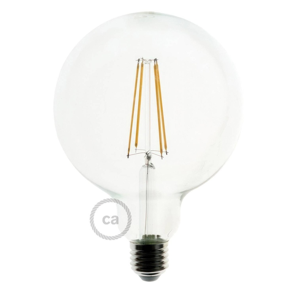 LED Bulb Transparent Globe G125 Long Filament 7W 720Lm E27