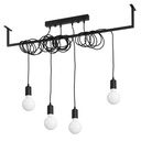 SALAMANCA 4 Black Chandelier