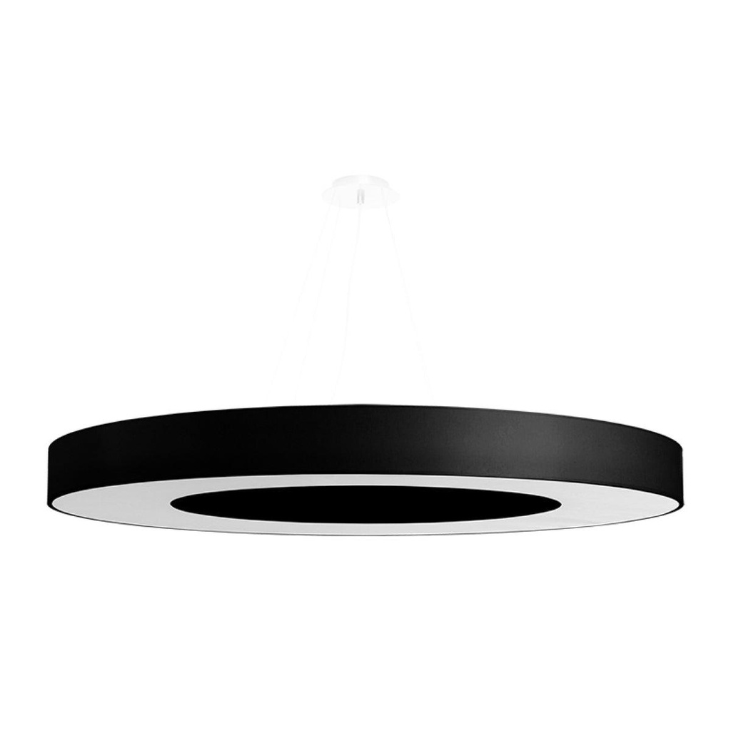 SATURNO SLIM 90 schwarzer Kronleuchter
