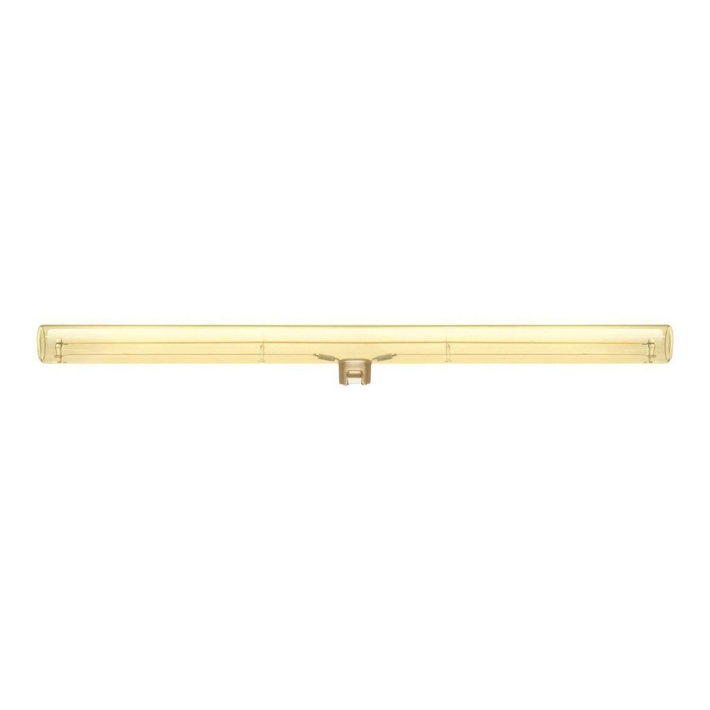 Lampadina LED Dorata Lineare S14d - lunghezza 500 mm 8W 430Lm 1900K