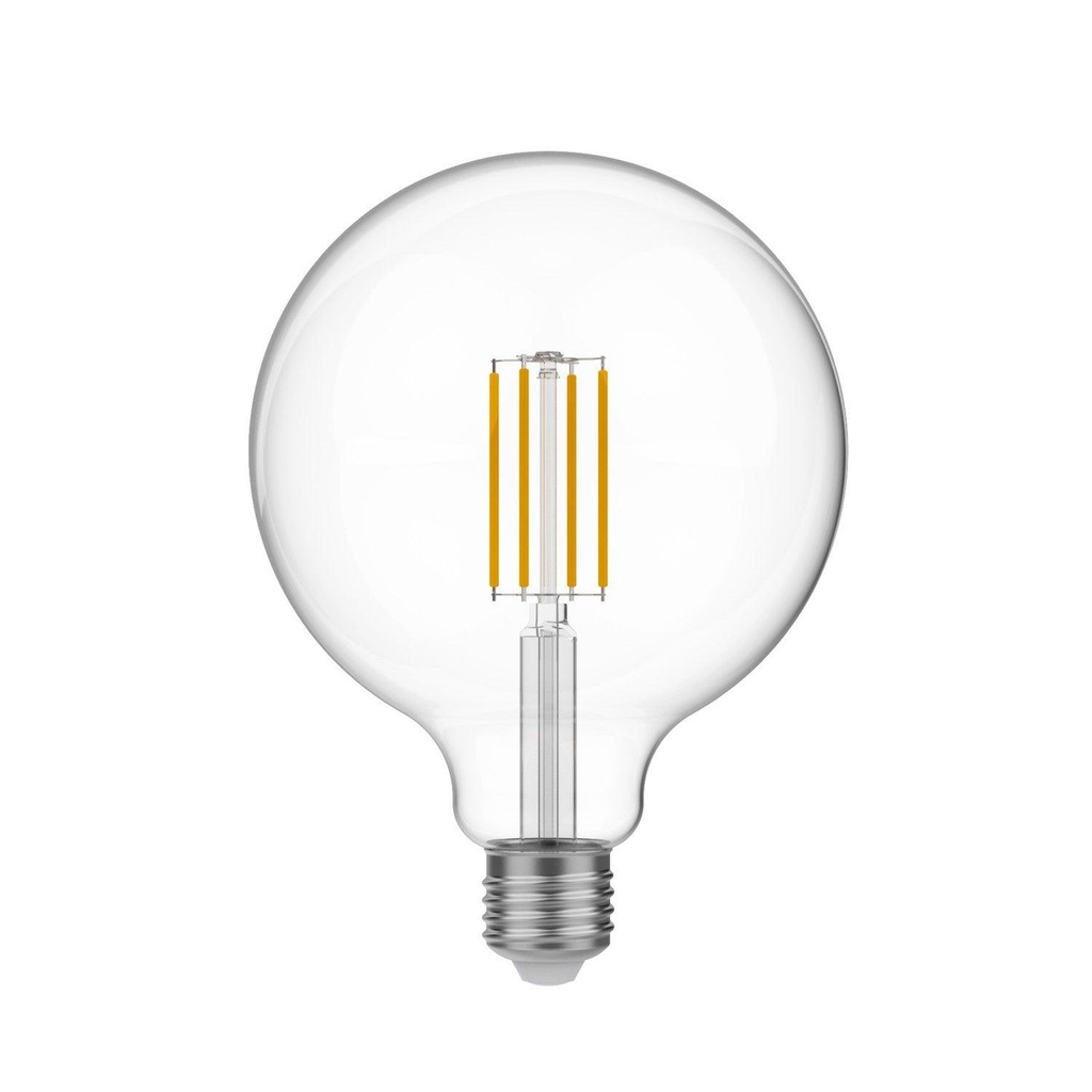 LED Bulb Transparent Globe G125 7W 806Lm E27 3500K Dimmable
