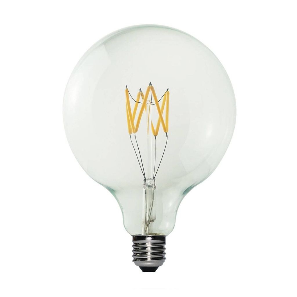 Lampadina LED Trasparente Linea 5V filamento corto Globo G125 1,3W