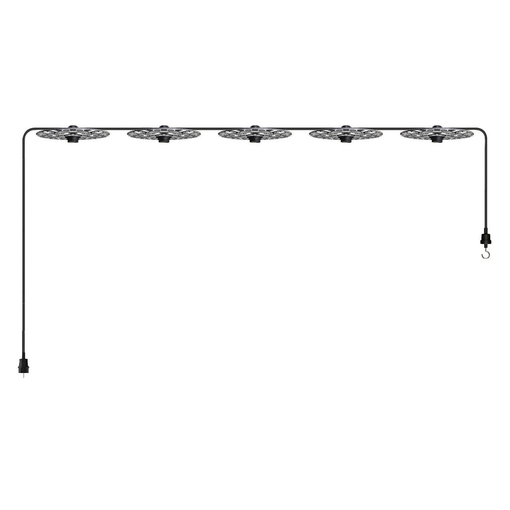 7.5 m Lumet 'Maioliche' system catenary with textile cable, 5