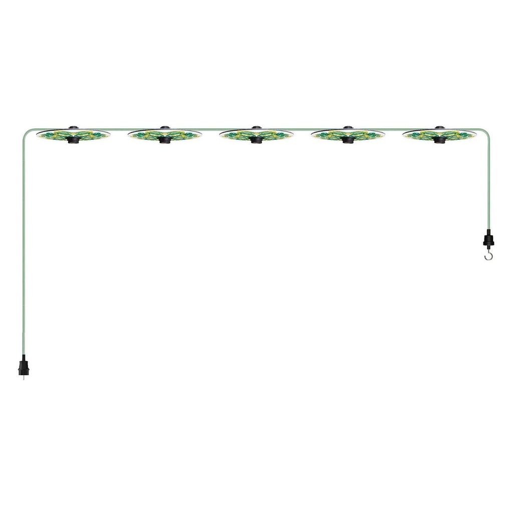 7.5 m Lumet 'Maioliche' system catenary with textile cable, 5