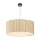E1 BOLENA Pleated Suspension Lamp Exclusive Handmade in Italy