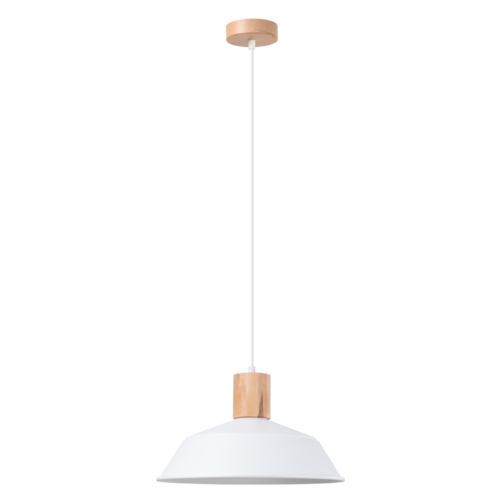 [SL.1321] Lampe à suspension blanche FANO