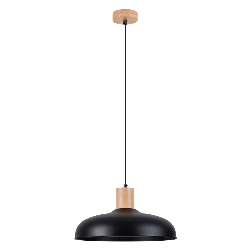 [SL.1324] Schwarze Pendelleuchte INDY