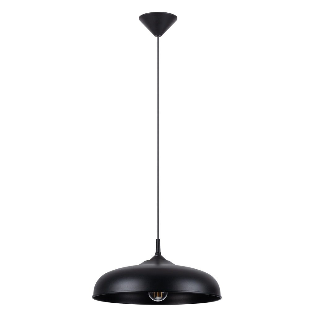 [SL.1330] Lampe à suspension noire GINA